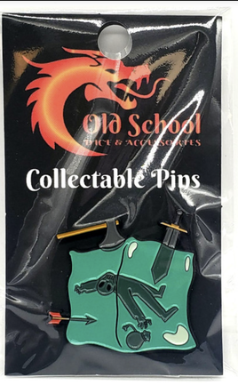 Old School Dice & Accessories Enamel Pin - Gelatinous Cube