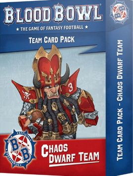 Blood Bowl - Chaos Dwarf Team - Team Card Pack