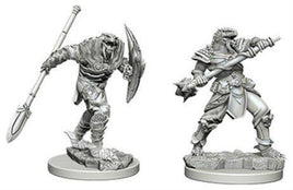 WizKids 73340 - D&D Nolzur's Marvelous Miniatures - Male Dragonborn Fighter with Spear