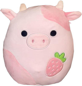 Squishmallow - Reshma Pink Strawberry Cow 8-inch Plush