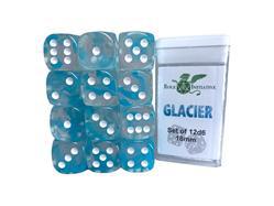 Roll 4 Initiative - Dice - Glacier 12d6 Set 18mm