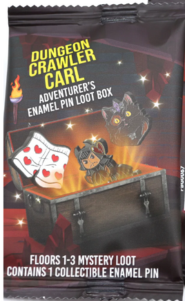 Foam Brain Games Enamel Pin - Dungeon Crawler Carl Floor 1-3 Mystery Loot Pin