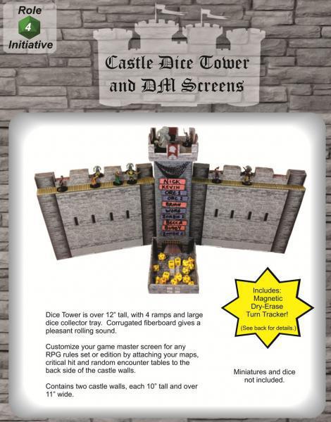 Roll 4 Initiative - Castle Keep - Dice Tower & DM Screens