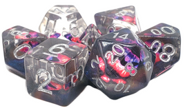 Old School Dice - Infused: Dragon Eye Skeletal RPG Dice Set