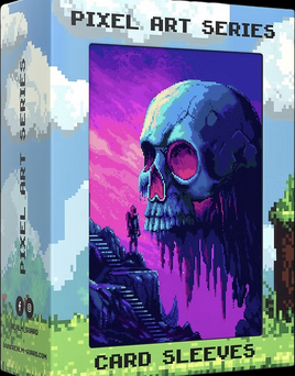 Realm Guard - Psychedelic Stairway Matte Pixel Art Sleeves 100+ Count