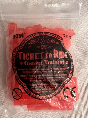 Ticket to Ride - Custom Trainset Translucent Red
