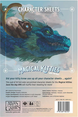 Magical Kitties Save the Day - Kitty Character Sheets