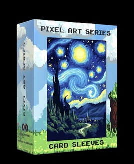 Realm Guard - Starry Starry Night Matte Pixel Art Sleeves 100+ Count