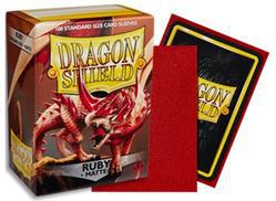 Dragon Shield - Standard Sleeves - Matte Ruby 100ct