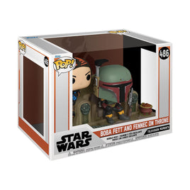 Funko Pop! - Star Wars - Boba Fett & Fennec on Throne #486