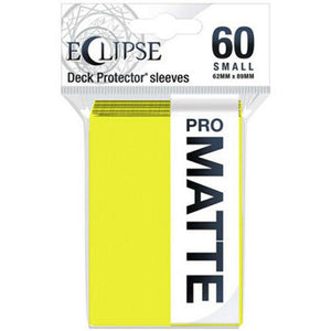Ultra Pro - Eclipse ProMatte Sleeves - Yellow JPN 60 ct