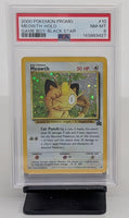 Graded Pokemon - Meowth Black Star #10 PSA 8 NM-MT