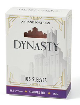 Arcane Fortress - Dynasty Rose Pink Matte Sleeves 105 Count