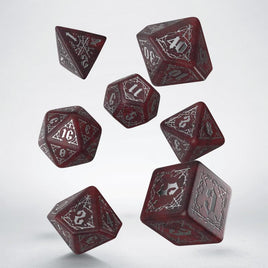 Q Workshop - Bloodsucker Dice: Scarlet RPG Dice Set