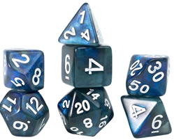 Sirius - Dice - Treasure Sapphire 7pc Set