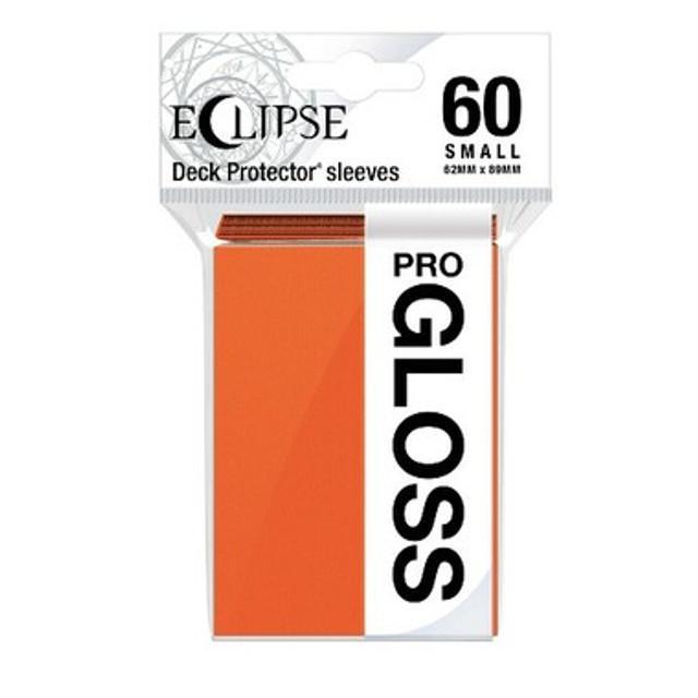 Ultra Pro - Small Sleeves - Eclipse ProGloss 60ct - Pumpkin Orange