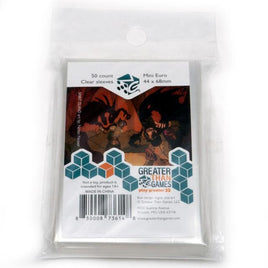 Greater Than Games - Mini Euro 44 x 68mm Clear Sleeves 50ct