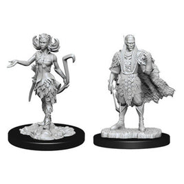 WizKids 90319 - D&D Nolzur's Marvelous Miniatures - Autumn Eladrin & Summer Eladrin 2pc Unpainted Minis