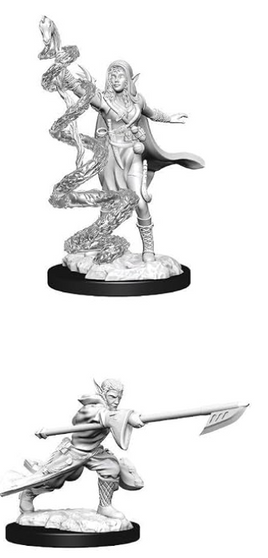 WizKids 90181 - D&D Nolzur's Marvelous Miniatures Joraga Warcaller & Joraga Treespeaker