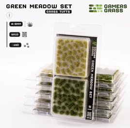 Gamers Grass - Green Meadow Grass Tufts Set