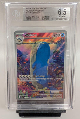 Graded Card - Pokemon - Wailord #162 IR Beckett 6.5 EX-MT+