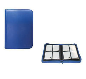Ultra Pro - Zippered ProBinder - 4 Pocket - Vivid Blue