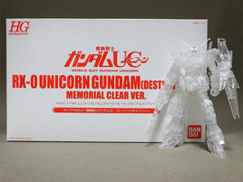 Bandai - Memorial Clear Ver - HGUC RX-0 Unicorn Gundam (Destroy Mode) 1/500