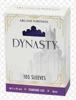 Arcane Fortress - Dynasty Royal Purple Matte Sleeves 105 Count