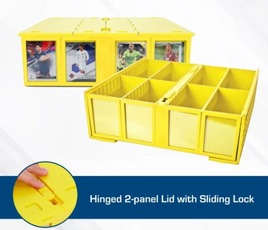 BCW - Card Bin 3200 Stackable Plastic Card Storage - Yellow