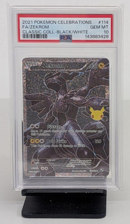 Graded Pokemon - Zekrom Black/White FA #114 PSA 10 GEM MT