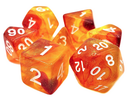Old School Dice - Galaxy: Exploding Sun RPG Dice Set