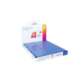 Gamegenic - 9-Pocket Side-loading Binder Pages 50ct Blue