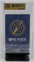 Graded One Piece - Dracule Mihawk Manga Art Sec OP14 #119 Becket 10 PRISTINE