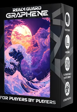 Realm Guard - Great Purple Wave Graphene Matte Art Sleeves 100+ Count