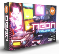 AK Interactive - Neon Colors 3Gen Acrylics Set AK11610