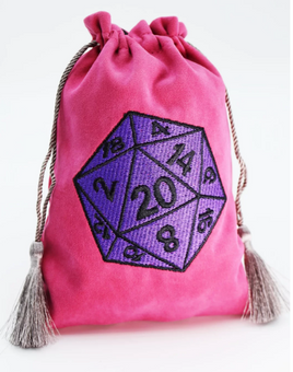 Foam Brain - Dice Bag - Purple D20