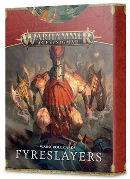 Warhammer Age of Sigmar - Fyreslayers - Warscroll Cards