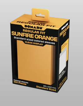 Gatherers Tavern - Domaru Sunfire Orange Sleeves (100 Count)