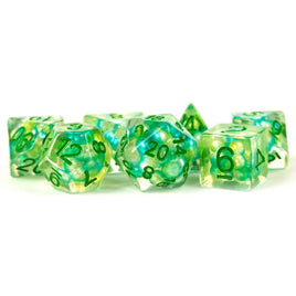 Metallic Dice Games - Dice - Pearl: Sea Foam 7-Dice RPG Set