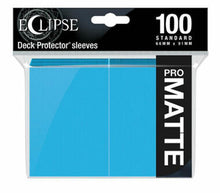 Load image into Gallery viewer, Ultra Pro - Eclipse ProMatte Sleeves - Sky Blue STD 100 ct