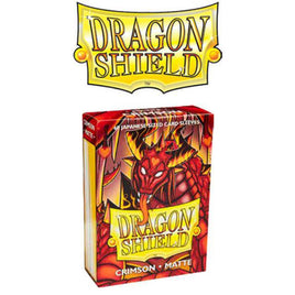 Dragon Shield - Small Sleeves - Matte Crimson 60ct