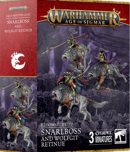 Warhammer Age of Sigmar - Gloomspite Gitz - Snarlboss and Wolfgit Retinue