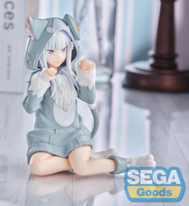 Sega - Re: Zero Starting Life in Another World - Emilia MofuMofu Pack Yumemirize Figure