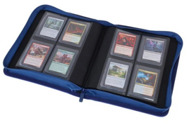 BCW - 4-Pocket Toploader Zippered Binder - Blue 160 Capacity