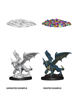 WizKids 73852 - D&D Nolzur's Marvelous Miniatures - Blue Dragon Wyrmling