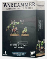 Warhammer 40k - Orks - Gorzag Gitstompa and Nikkit