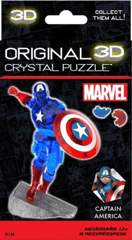 Bepuzzled - Marvel Captain America 3D Crystal Puzzle
