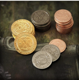 Board Game Metal Coin Upgrade (50 pcs)