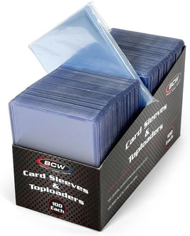 BCW - Toploader & Card Sleeve Combo 100ct each