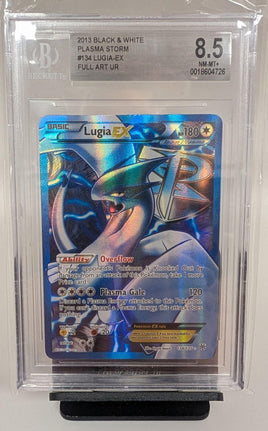 Graded Card - Pokemon - Lugia ex #134 Full Art UR Beckett 8.5 NM-MT+